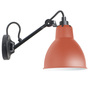 DCW Éditions Wandleuchte 'Lampe Gras N°104' Schwarz-Rot