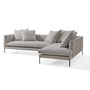 Wendelbo Sofa 'Blade' mit Chaiselongue im Stoff 'Sasso'