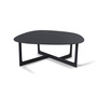 Erik Jorgensen Insula Table Aluminium schwarz, B: 95 cm / T: 98 cm