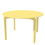 Ton Runder Tisch 'Leaf' Buche, Cremegelb pigmentiert (B44)