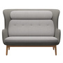 Fritz Hansen Sofa 'Ro' Warmgrau - Schale: FIO351 / Kissen: FIO251