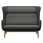 Fritz Hansen Sofa 'Ro' Grün - Schale: FIO991 / Kissen: FIO971