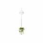 Vibia Wandleuchte 'Palma' Weiss, 1 Leuchtkugel mit Pflanzentopf