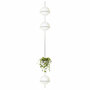 Vibia Wandleuchte 'Palma' Weiss, 3 Leuchtkugeln mit Pflanzentopf