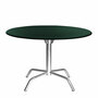 Manufakt Grosser Clubtisch 'Bättig' Tannengrün - RAL 6009, Ø: 80 cm