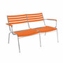 Manufakt Doppellounger 'Bättig 21a' mit Armlehnen Orange - RAL 2009