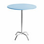 Manufakt Runder Stehtisch 'Bättig' Hellblau - NCS S 2040-R90B, Ø: 70 cm, 4-Beinig