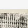 Kvadrat Teppich 'Kanon Pattern Plow' 130 x 170 cm, Hellelfenbein 0003