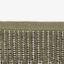 Kvadrat Teppich 'Kanon Pattern Plow' 130 x 170 cm, Farngrün 0014