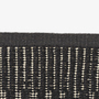 Kvadrat Teppich 'Kanon Pattern Plow' 130 x 170 cm, Verkehrsschwarz 0023