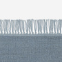 Kvadrat Teppich 'Vintage Coloured Fringes' 130 x 170 cm, Fehgrau 1111