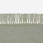 Kvadrat Teppich 'Vintage Coloured Fringes' 130 x 170 cm, Moosgrau 3434