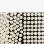 Kvadrat Teppich 'Semis' 130 x 170 cm, Perlweiss - leicht schwarz