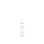 Formagenda Pendelleuchte 'Pearls' Gold / Weiss, Version B