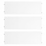 String Furniture Shelves / Pack 3 Weiss, B: 58 cm, T: 30 cm