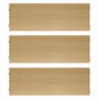 String Furniture Shelves / Pack 3 Eiche, B: 58 cm, T: 30 cm