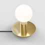 Lambert & Fils Tischleuchte 'Dot' Messing, Schwarz