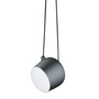Flos Aim Stahlblau eloxiert, Ø: 24.3 cm