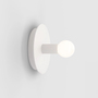 Lambert & Fils Wandleuchte 'Dot' Weiss, Wandanschluss via Baldachin, Weiss