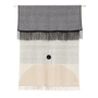 Form & Refine Gemustertes Plaid 'Aymara Cream' Cream
