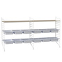 Regal 'String' mit Boxen String Furniture