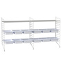 Regal 'String' mit Boxen String Furniture
