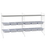 Regal 'String' mit Boxen String Furniture