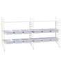 Regal 'String' mit Boxen String Furniture