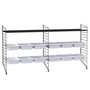 Regal 'String' mit Boxen String Furniture