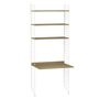 2.00 m hohes Regal 'String' mit Arbeitstisch String Furniture