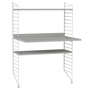 1.15 m hohes Regal 'String' mit Arbeitstisch String Furniture