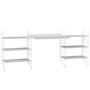 2.00 m breites Regal 'String' mit Arbeitstisch String Furniture