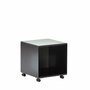 Richard Lampert  'Stak' Container-System klein Weiss - RAL 9010, H: 45 cm, Rollen