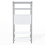 Richard Lampert  Hirche Regal DHS 10 / Basis 02 / H: 1855 Weiss - RAL 9010, Schwarz - RAL 9005, Weiss - RAL 9010