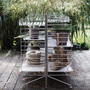 String Furniture Floor Panels Galvanized / Pack 2 Verzinkt, H: 85 cm, T: 30 cm