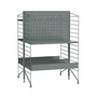 String Furniture Floor Panels Galvanized / Pack 2 Verzinkt, H: 85 cm, T: 30 cm