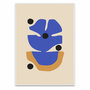 Paper Collective Flor Azul 50 x 70 cm