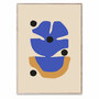 Paper Collective Flor Azul 50 x 70 cm