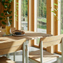 Skagerak Pelago Chair Teak-Aluminium, Hunter Green, Mit Armlehne