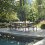 Skagerak Pelago Chair Teak-Aluminium, Hunter Green, Mit Armlehne