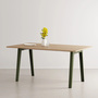 TIPTOE New modern table - Oak  B: 160 cm, Rosmarin grün