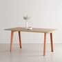 TIPTOE New modern table - Oak  B: 160 cm, Esche rosa