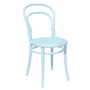 Ton Stuhl 14 Filzgleiter weiss, Buche, Babyblau pigmentiert (B48)