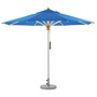Weishäupl Aluschirm von 'Weishäupl' Ø: 270 cm	, Himmelblau N°46