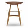 Carl Hansen & Søn Stuhl 'CH33T' Eiche rauchfarbiges Öl
