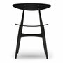 Carl Hansen & Søn Stuhl 'CH33T' Buche Black lackiert	