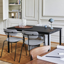 &Tradition Tisch 'Drip' B: 140 cm / T: 80 cm, Schwarzes Fenix Nano-Laminat, Schwarz