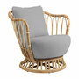 Gubi Loungesessel 'Grace' Platingrau 012 - Clay