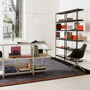 Driade Regal ZIGZAG Edelstahl poliert, H: 88 cm 