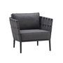 Cane-line Lounge Sessel 'Conic'  Grau
